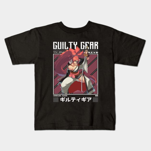 Baiken - Guilty Gear Strive Kids T-Shirt by Arestration